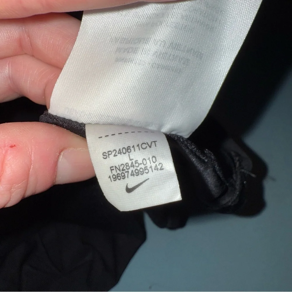 Nike Drifit Black Cropped Muscle Tee Relaxed Fit